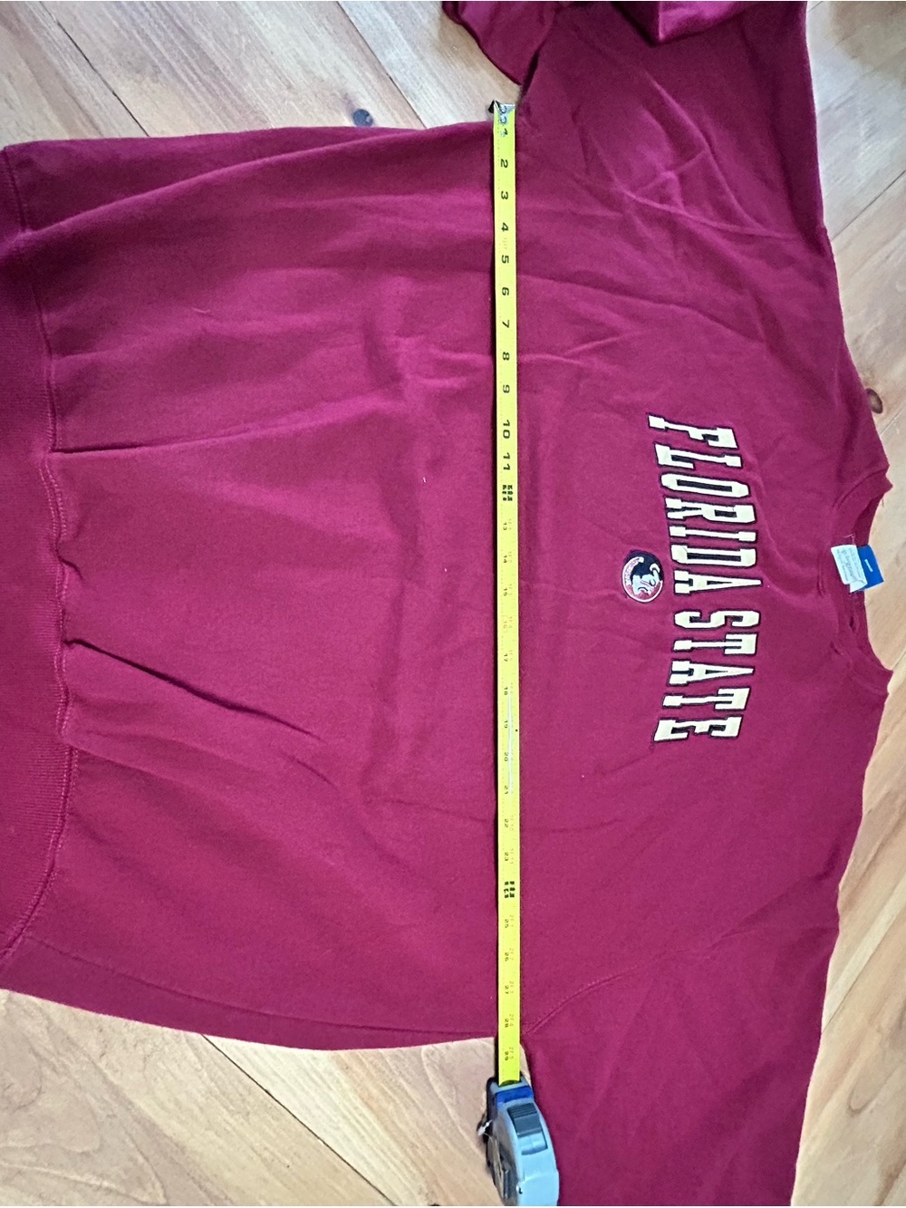 Men’s Crewneck Florida State Sweatshirt - Garnet - Picture 5 of 7